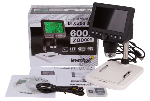 Микроскоп цифровой Levenhuk DTX 300 LCD,  2