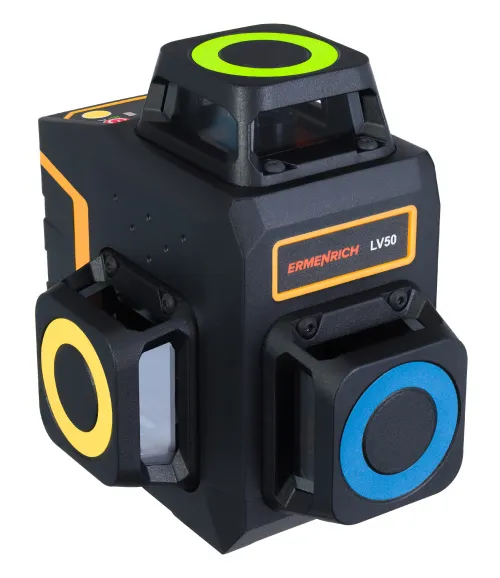 Лазерный уровень Ermenrich PRO LV50, черный,  5