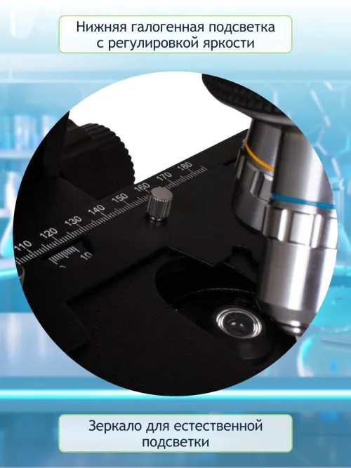 Микроскоп Levenhuk 890B, бинокулярный,  20