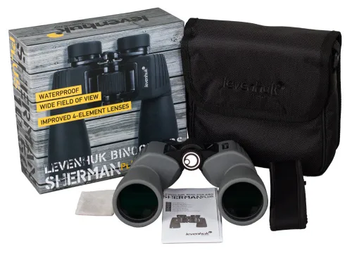 Бинокль Levenhuk Sherman PLUS 10x50,  8