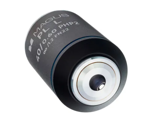 Объектив MAGUS 40HP 40х/0,60 Plan L фазовый PHP2 ∞/1,2 WD 3,5 мм,  3
