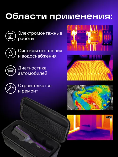 Тепловизор строительный Ermenrich Seek TV60,  17