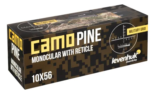 Монокуляр камуфляжный Levenhuk Camo Pine 10x56 с сеткой,  18