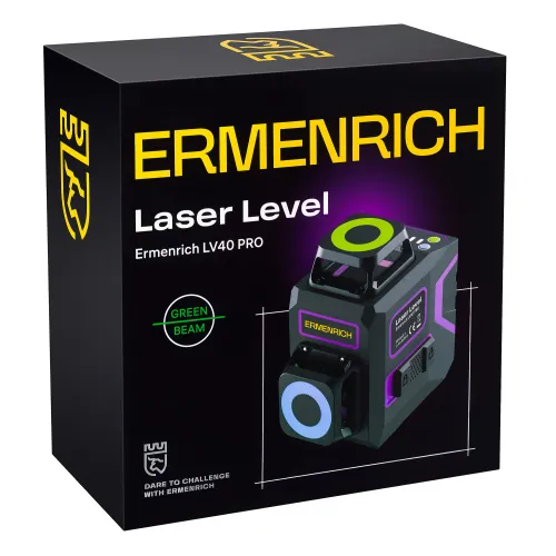 Лазерный уровень Ermenrich PRO LV40,  10