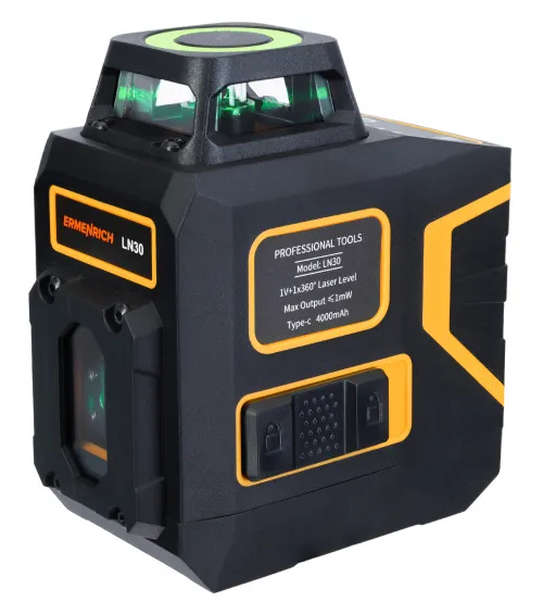 Лазерный уровень Ermenrich PLUS LN30, черный,  5