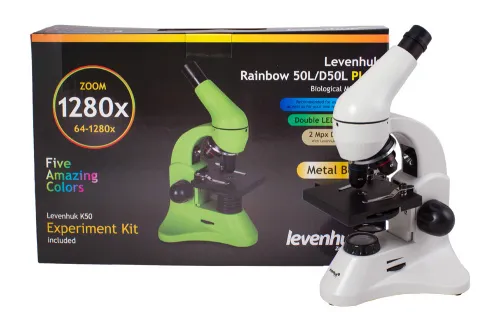 Микроскоп Levenhuk Rainbow D50L PLUS, 1,3 Мпикс,  11