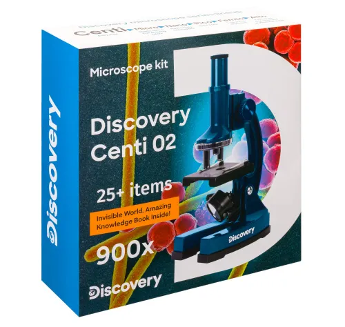 Микроскоп Levenhuk Discovery Centi 02 с книгой,  14