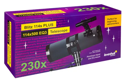 Телескоп Levenhuk Blitz 114s PLUS,  12