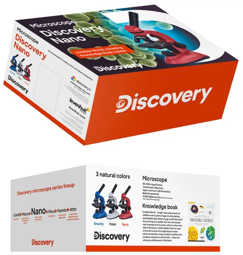 Микроскоп цифровой Levenhuk Discovery Nano Polar с книгой,  6