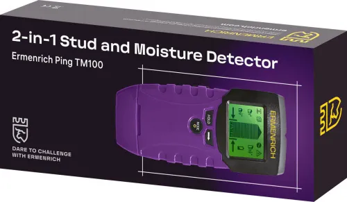 Детектор проводки и датчик влажности («2 в 1») Ermenrich Ping TM100,  2