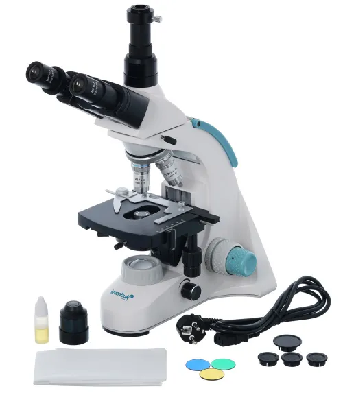 Микроскоп темнопольный Levenhuk 950T DARK, тринокулярный,  2
