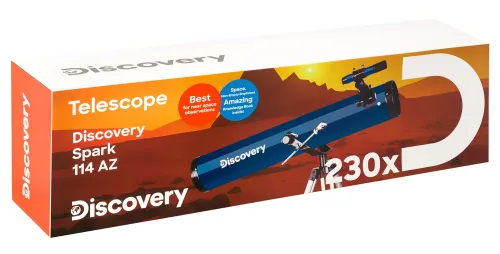 Телескоп Levenhuk Discovery Spark 114 AZ с книгой,  15