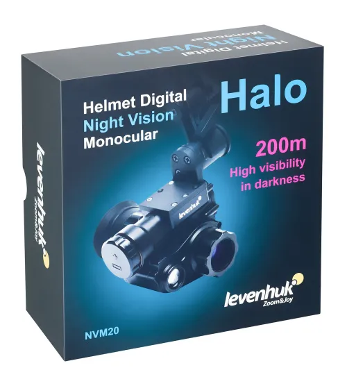 Монокуляр цифровой ночного видения Levenhuk Halo NVM20 Helmet, с креплением на шлем,  17