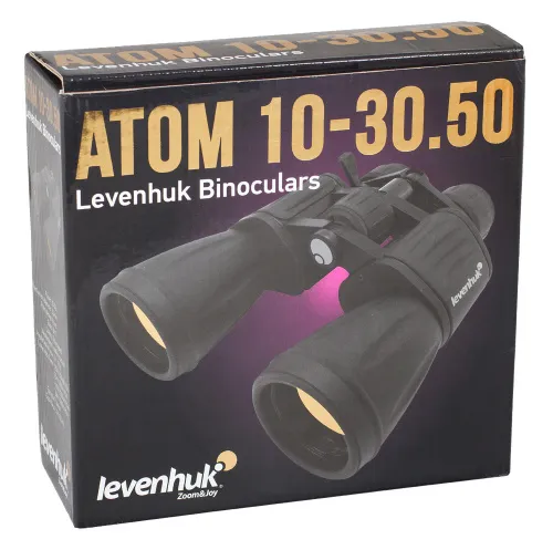 Бинокль Levenhuk Atom 10–30x50,  10