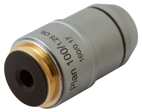 Объектив планахроматический Levenhuk MED 100x,  3